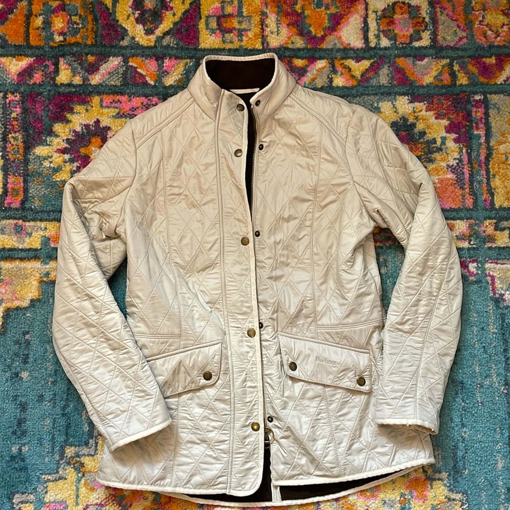 Barbour Jacket, Calvary Polarquilt, size US 12